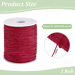 1 rouleau de fil tressé rond en nylon de 100 mètres&nbsp;NWIR-PH0002-22A