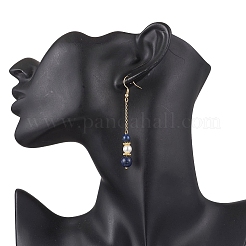Shell perla orecchini pendenti&nbsp;EJEW-JE06497-03