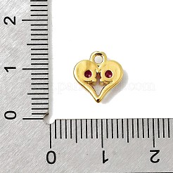 Ottone micro spianare pendenti zirconi&nbsp;KK-L258-11G-05