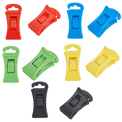 25 Stück winddichte Kunststoff-Clips in 5 Farben&nbsp;AJEW-CN0004-85