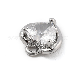 Pendentifs avec zircon cubiques à micro-pavés en laiton&nbsp;KK-D283-25P