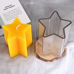 Moules à bougies étoiles en plastique bricolage&nbsp;CAND-PW0001-040