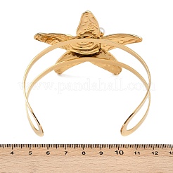 Bracelets manchettes en acier inoxydable 304 pour femmes&nbsp;BJEW-A049-04E-G