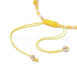 Perles d'agate naturelle teintées rondes à facettes de 4 mm et fabrication de bracelets tressés en perles de rocaille faites à la main&nbsp;AJEW-MZ00003-05
