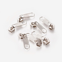 Zipper Puller aus Aluminium&nbsp;PALLOY-WH0065-88B-P