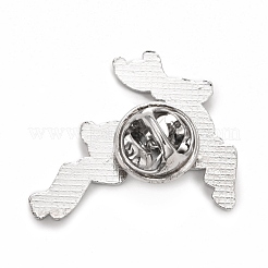 Spilla smaltata con renne natalizie&nbsp;JEWB-G010-04P