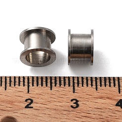 Anlaufgeschützte Perlen aus 303 Edelstahl&nbsp;STAS-Q302-23F-P