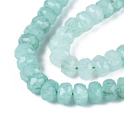 Stränge aus Imitations-Jade-Knisterglasperlen&nbsp;X-GLAA-N068-01A-A03
