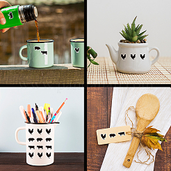 Pegatinas decorativas de papel autoadhesivas&nbsp;DIY-WH0562-170