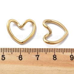 Anelli di collegamento a forma di cuore in acciaio inossidabile 304 con placcatura sotto vuoto in PVD&nbsp;STAS-R130-08G