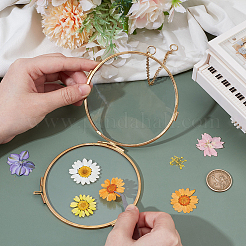 Cadres photo suspendus en laiton&nbsp;DIY-WH0888-609D