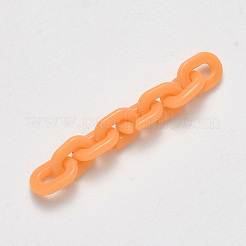 Opake Acryl Verknüpfung Ringe&nbsp;SACR-N007-26A