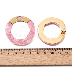 Ohrstecker aus Edelstahl 304 und Acryl für Damen&nbsp;EJEW-A164-07G