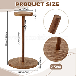 Espositori per cappelli in legno&nbsp;ODIS-WH0078-33B