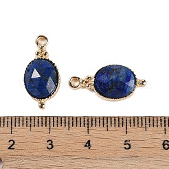 Natürliche Lapislazuli-Anhänger mit Facettenschliff&nbsp;KK-L218-003G-07
