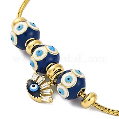 Bracelets européens en laiton&nbsp;BJEW-C080-01G-01