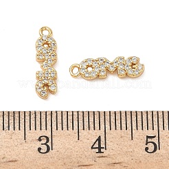 Messing micro pave klare zirkonia anhänger&nbsp;KK-B160-10G