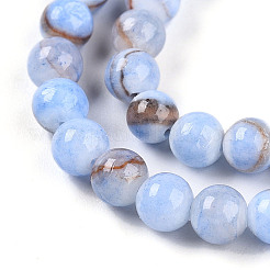 Natur persische Jade Perlen Stränge&nbsp;G-A255-A02-04A