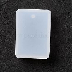 Moules en silicone pendentif rectangle&nbsp;X-DIY-K047-02