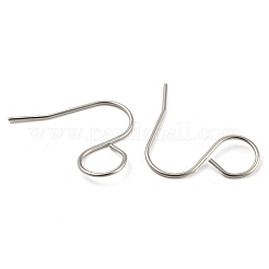 Crochets de boucles d'oreilles en acier inoxydable chirurgical 316&nbsp;STAS-D093-01B-P