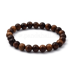 Unisex Naturholz Perlen Stretch Armbänder Sets&nbsp;X-BJEW-JB05463