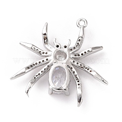 Pendenti ecologici in ottone con micro pavé di zirconi&nbsp;KK-D079-19P