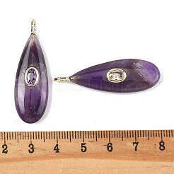 Natürlichen Amethyst Edelsteinanhänger&nbsp;G-D357-03B
