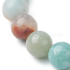 Bracelet extensible en perles d'amazonite&nbsp;BJEW-JB09700-01