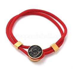 Mehrreihige Armbänder aus Nylonkordeln mit Sternbild&nbsp;BJEW-U016-01B-01