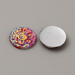 Cabochons en résine&nbsp;CRES-WH0001-49B