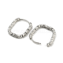 Boucle d'oreille créole en acier inoxydable 304 anti-ternissement&nbsp;STAS-A091-17A-P