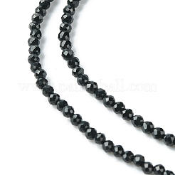 Naturali nera perle di tormalina fili&nbsp;G-F748-Y01-01