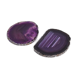 Gefärbte und erhitzte natürliche Achat-Scheiben-Cabochons&nbsp;GG-CBAAF67-01C