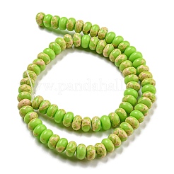 Synthetische imperiale Jaspis-gefärbte Perlenstränge&nbsp;LS-G-D077-E01-01D