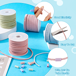 DIY Macaron Color Hair Ties Making Kit&nbsp;DIY-TA0004-55