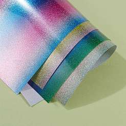 4 Stück bunte Glitzer-Wärmeübertragung&nbsp;DIY-SZ0003-60