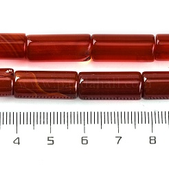 Gefärbte und erhitzte natürliche Achatperlenstränge&nbsp;G-G177-H01-01A