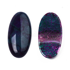 Gefärbte natürliche brasilianische Achat Cabochons&nbsp;G-S220-01