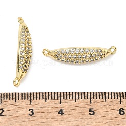 Messing-Mikropavé-Anhänger mit klaren Zirkonia-Pferdeaugen&nbsp;KK-P345-69G