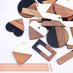 DIY Holzohrringe machen Sets&nbsp;DIY-OC0006-45