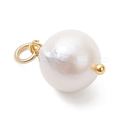 Natürliche Barockperle Keshi Perle Anhänger&nbsp;PALLOY-JF04627-01