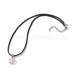 Colliers à pendentif papillon en verre&nbsp;NJEW-JN04572