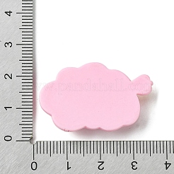 Cabochon decoden in resina opaca a tema rosa&nbsp;RESI-C045-06B