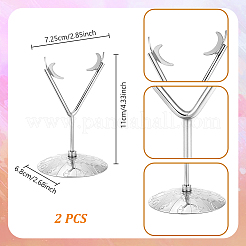 Présentoirs de roches minérales de lune de fer&nbsp;ODIS-WH0030-240P