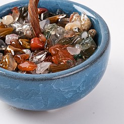 Décorations d'arbre en copeaux d'apatite naturelle&nbsp;DJEW-M012-02M