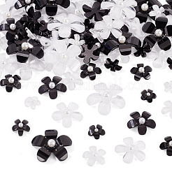 100 cabochon en résine à 10 styles de fleurs&nbsp;RESI-TA0004-28A