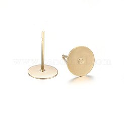 Ohrstecker-Beschläge aus Edelstahl 304&nbsp;STAS-P210-45G-02