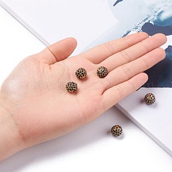 Perline in lega strass&nbsp;RB-A034-10mm-A02G