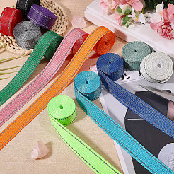 22 Yards 11 Farben Faserimitat Nylon reflektieren Lichtband&nbsp;OCOR-GL0001-35