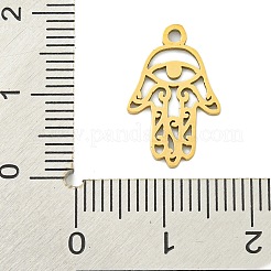 Pendentifs en acier inoxydable avec placage ionique (IP) 201&nbsp;STAS-M015-23G